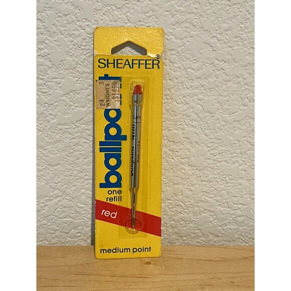 Vintage lot of Sheaffer Ball Point Pen Refills Green and Red Medium Point - Picture 4 of 8